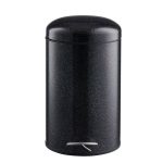 Bling Black Glitter 12 Litre Pedal Bin Black