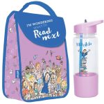 Roald Dahl Matilda Lunch Bag and Water Bottle Purple