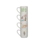 Roald Dahl BFG Set of 4 Stacking Mugs NA