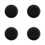 Maxwell & Williams Caviar Set Of 4 15cm Black Coupe Plates Black