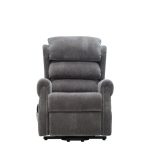 Agatha Rise and Recliner Electric Chair Grey