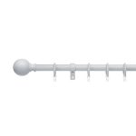 Ashton Extendable White Curtain Pole Dia. 16/19mm White