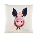 Shirley MacArthur Pig Cushion Pink