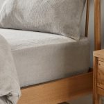 Teddy Bear Grey Fitted Sheet Grey