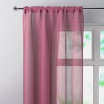 Crushed Fuchsia Slot Top Single Voile Panel Fuchsia