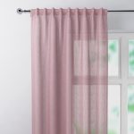 Glisten Candy Hidden Tab Single Voile Panel Candy (Pink)