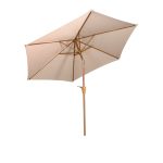 2.5m Woodlook Crank and Tilt Parasol Natural