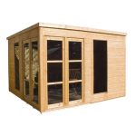 10ft x 10ft Winchester Poolhouse Garden Room Natural