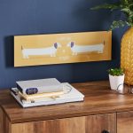 Sausage Dog Plaque Yellow