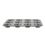 Prestige Dura Bake 12 Cup Bun Tray Silver