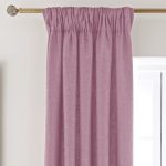 Vermont Pink Pencil Pleat Curtains Pink