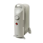 Warmlite 650w Oil Filled Radiator Light Grey