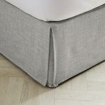Vermont Dove Grey Pleated Valance Grey
