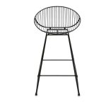 Ava Indoor Outdoor Bar Stool – Black Black