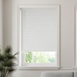Room Darkening White Faux Wood Venetian Blind 50mm Slats White