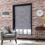 New York Map Grey Blackout Roller Blind Grey