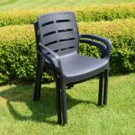 Trabella Salerno Set of 2 Chairs Grey