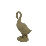 Solstice Sculptures Rust Effect Goose Sculpture Natural