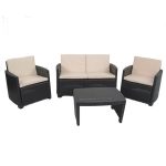 Trabella Livorno 2 Seat Conversation Set Grey