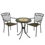 Exclusive Garden Rennes 2 Seat Bistro Set Natural