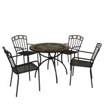 Exclusive Garden Villena 4 Seat Dining Set Natural
