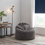 Jenson Grey Bean Chair Charcoal