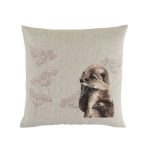 Water’s Edge Otter Cushion Duck Egg (Blue)