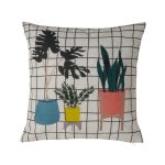 Hot House Plants Cushion MultiColoured