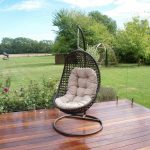 Maze Rattan Malibu Brown Hanging Chair Brown
