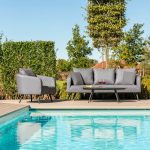 Maze Rattan Ambition Grey 3 Seat Sofa Set Grey