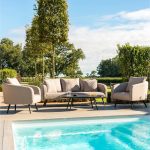 Maze Rattan Ambition Taupe 3 Seat Sofa Set Taupe