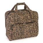Leopard Print PVC Sewing Machine Bag Leopard (Brown)