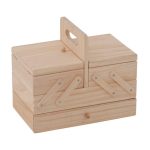 Cantilever Box with Drawer Wood (Brown)