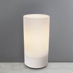 Ferris Glass White Table Lamp White