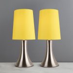 Hula Twin Pack Ochre Touch Lamps Ochre