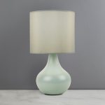 Mason Ceramic Dove Grey Table Lamp Grey