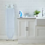 Grey Geometric Ironing Board Cover Grey