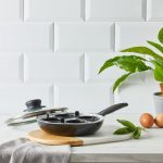 Essentials Aluminium Egg Poacher Black