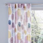 Dandelion Blush Hidden Tab Top Single Curtain Panel Blush