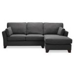 Grayson Right Hand Corner Chaise Sofa Grey