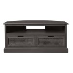 Lucy Cane Charcoal Corner TV Stand Charcoal