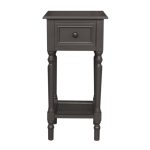 Lucy Cane Charcoal Telephone Table Charcoal