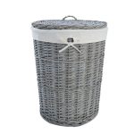 Holkham Grey Large Hamper Grey