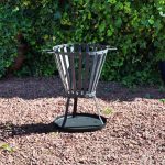 Kingfisher Black Fire Basket Black
