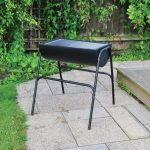 Kingfisher Half Barrel BBQ Black