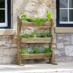 Zest 4 Leisure Vertical Herb Planter Wood (Brown)