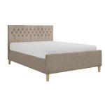 Chesterfield Storage Bed – Taupe Taupe (Cream)
