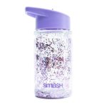 Glitter Lilac 290ml Plastic Water Bottle Purple