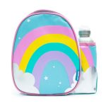 Smash Rainbow Insulated Lunch Bag and Water Bottle Multi coloured