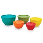 5 Piece Mixing Bowl Set Multi coloured